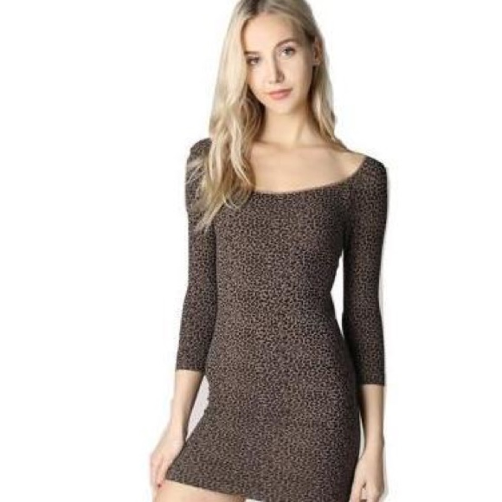 OSFM Animal Print Dress